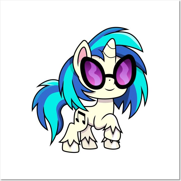 Pony Life Vinyl Scratch Wall Art by CloudyGlow